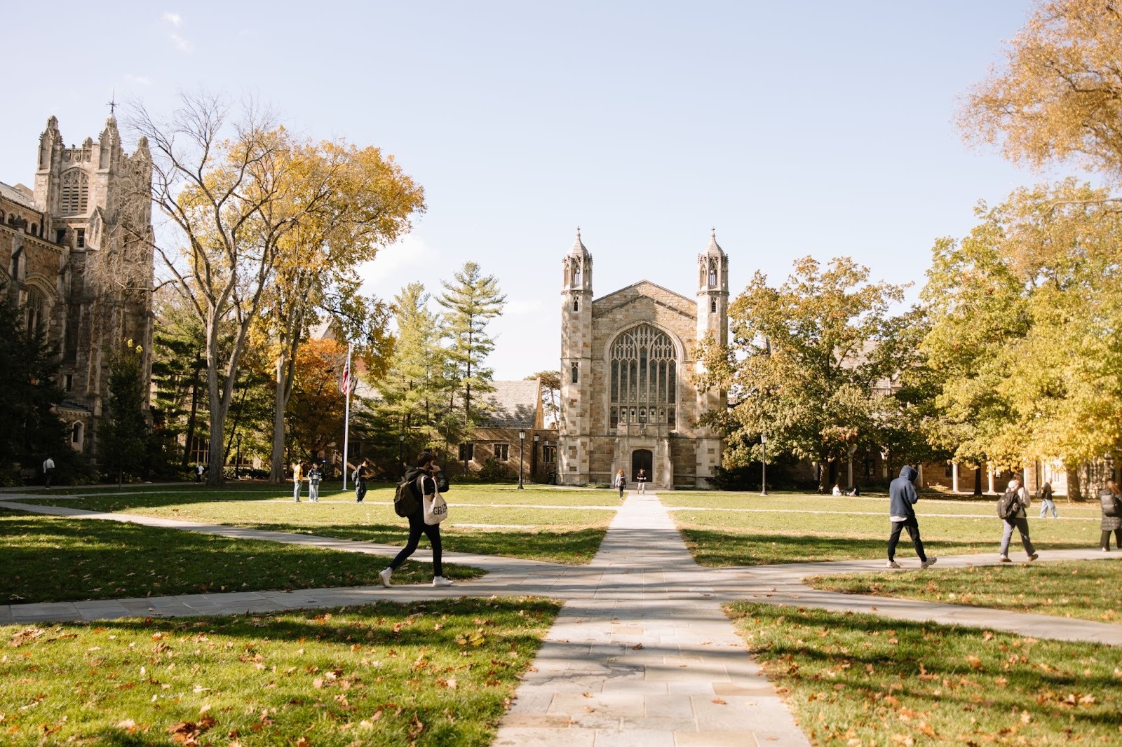 The Law Quad at the University of Michigan, located right across from central campus in Ann Arbor.