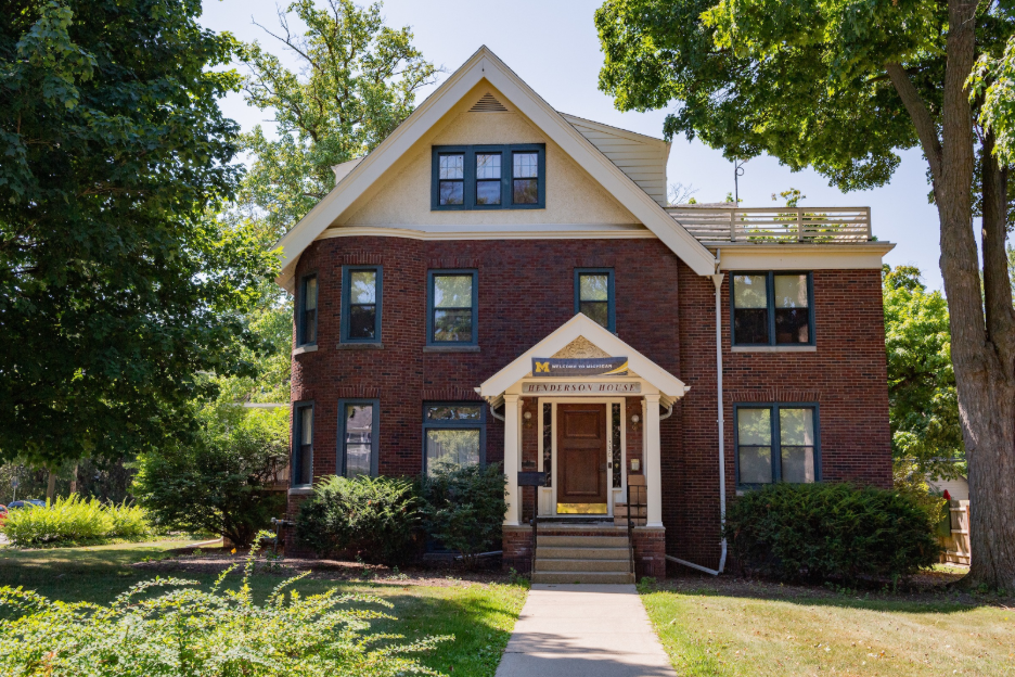 The Henderson House, a co-op home, specifically for women, located in Ann Arbor near the University of Michigan. 