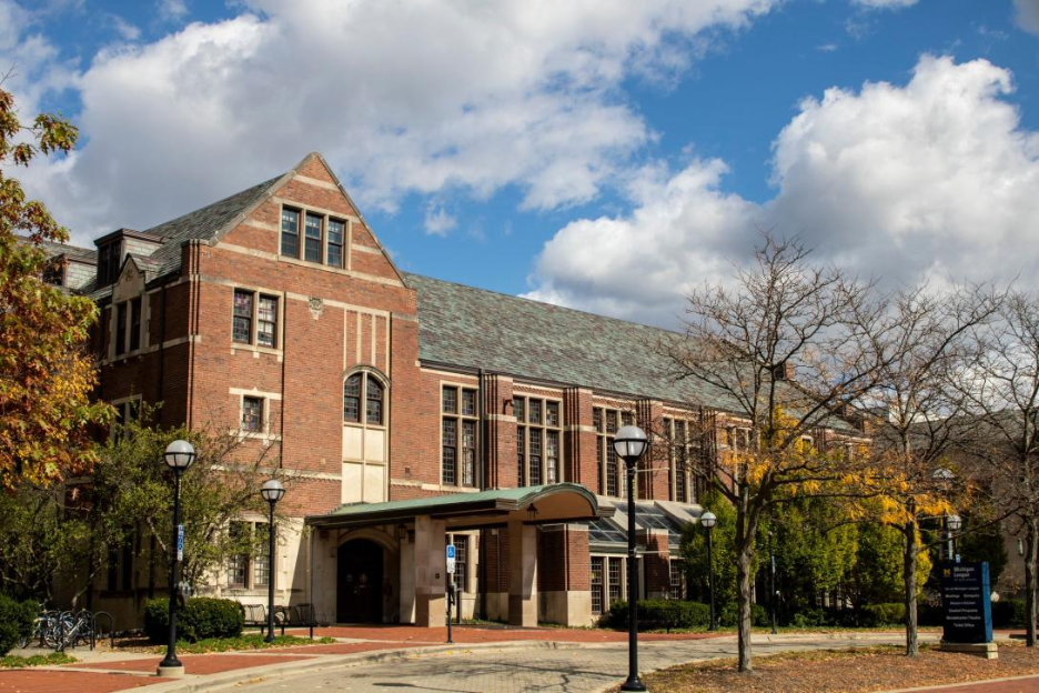 University of Michigan study spot, the Michigan League. 