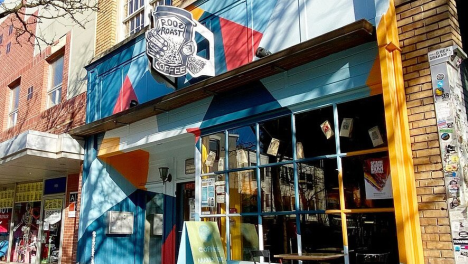 RoosRoast Liberty coffee shop in downtown Ann Arbor.