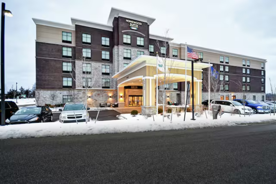 Exterior view of Homewood Suites by Hilton Ann Arbor. 