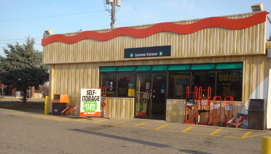 Streetview of U-Haul Moving and Storage in Ann Arbor.  