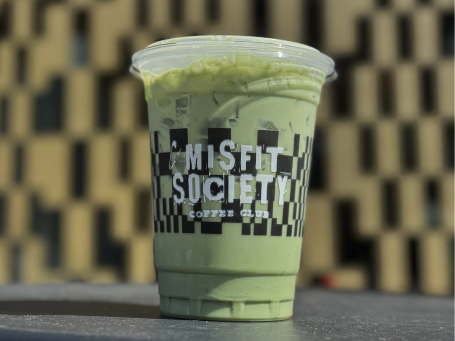 A matcha at Misfits Society Coffee Club, located on East University in Ann Arbor.  