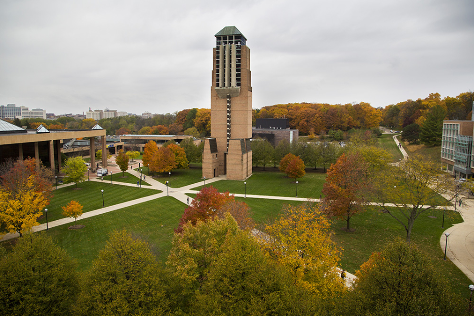 North Campus at the University of Michigan, home to the College of Engineering and Stamps School of Art & Design.